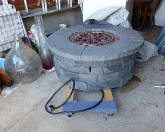 Outdoor mint firepit 