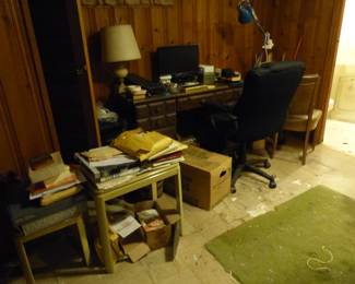 Basement with furniture, bric-a-brac, kitchenware & more!!