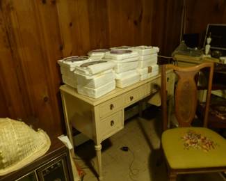 Loaded basement with furniture, bric-a-brac, kitchenware, electronics, collectibles & more!!