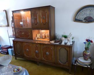 Vintage bar, storage, display & stereo cabinet 