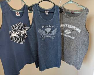 Harley Davidson sleeveless T-shirts