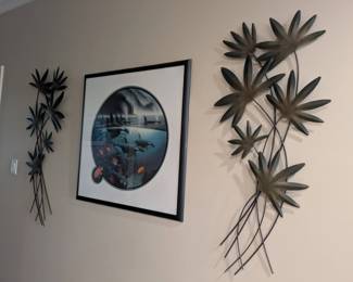 Pretty large metal wall decor