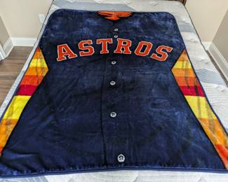 Houston Astros fleece blanket