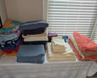 Bathroom and beach towels