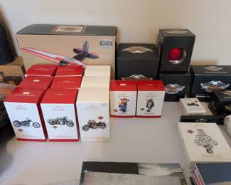 Harley Davidson Hallmark Christmas ornaments