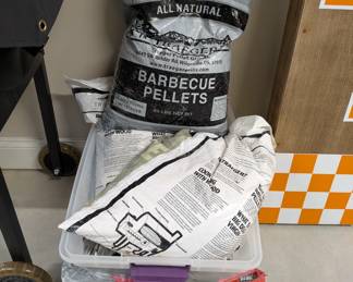Barbecue pellets, smoker chips etc