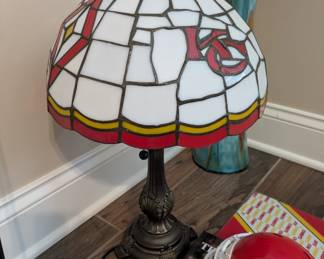 Kansas City stained glass lamp