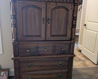 Nice armoire with hidden drawers 