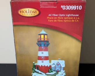 Fiber Optic Lighthouse with changing colors, tested works!