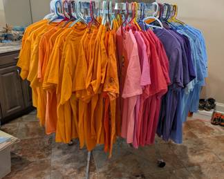 Loads of UT and Lady Vols shirts!!! Most are size L