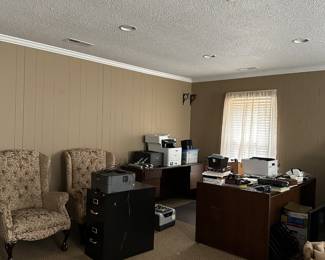 office equipment, desks