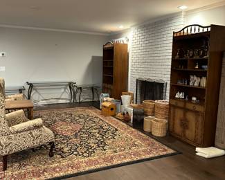chairs, rugs, glass tables, vintage furniture, rugs, baskets