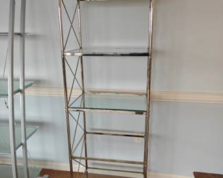 006	5 Shelf Glass Étagère	23" W x 16" D x 68" H