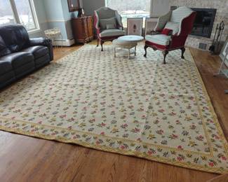 013	Handwoven Petitpoint Rug	12' x 15'