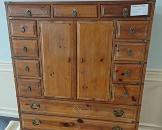 016	Asian Style Chest	48" x 18" x 62"