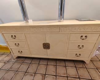 015	Ivory Credenza	74" x 20" x 34"