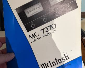 McIntosh mc 7270 amplifier