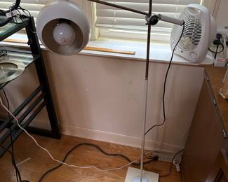 Vintage mid-century, modern adjustable lamp