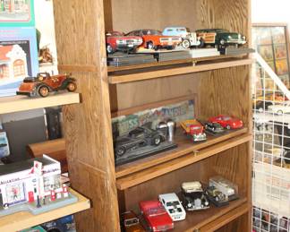 6-door 7' wood bookacse