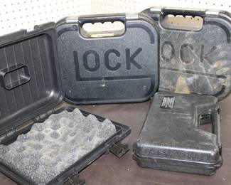 empty pistol cases