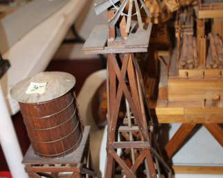 windmill, cister, and trough