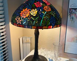 Large Tiffany Style Lamp