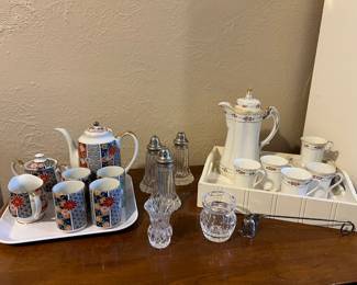 Vintage Chocolate/Tea Sets