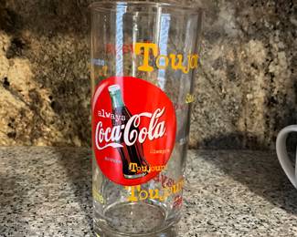 Coca Cola different language glasses