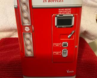 Coca Cola vending machine tin lots of detail