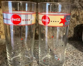 Coca Cola star glasses