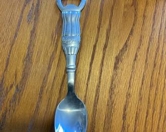 Stainless steel Coca Cola spork