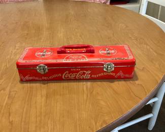 Antique Coca Cola tool box