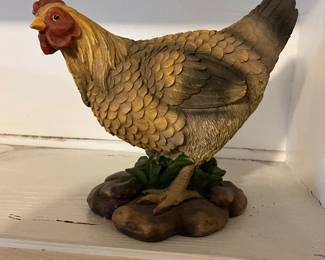 Resin rooster