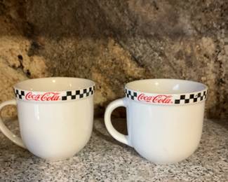 Checkered Coca Cola cups