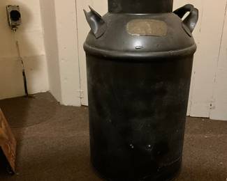 Trinidad Creamery Company metal milk can.  Lid is on it and fits great.