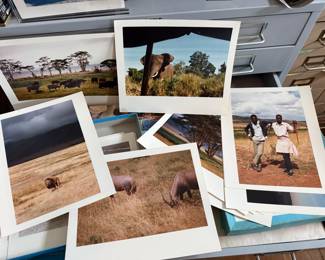 Thousands of original photographs, all taken firsthand in person getting back to the 1960s this artist traveled all over the world