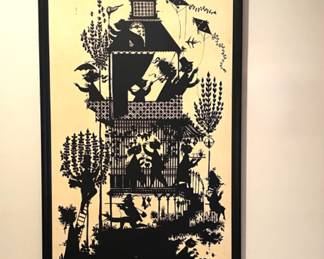 Original Bjorn Wiinblad "Four Seasons" poster