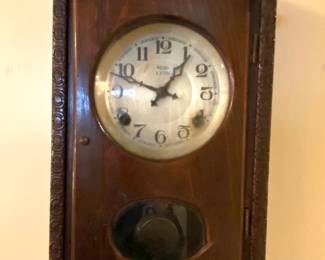 Handmade antique wall clock