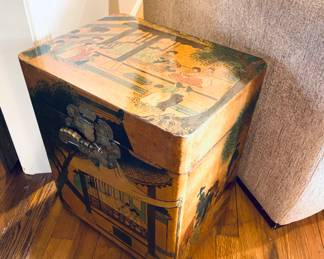 Korean small high-gloss end table