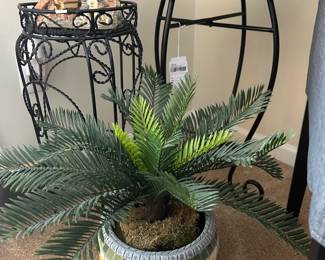 Plants, Mosaic Side Table 