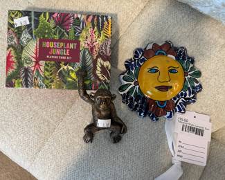 Talavera-Style Ceramic Sun