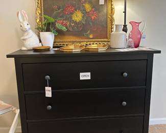 Ikea HEMNES Dresser, Still Life Oil Painting 