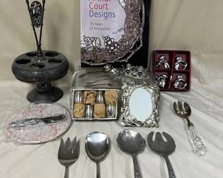 Arthur Court Metal Dcor  Serving Collection