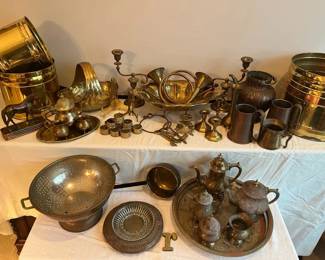 Large Brass Copper Decor