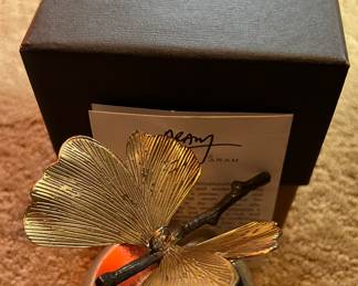 Michael Aram butterfly Ginko ornament 