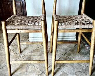 John Vogel Nguni bar stools for West Elm 