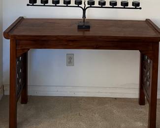 Altar table and Jan Barboglio candlelabra 