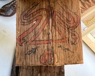 A page from the Pustaha  book . I promise you won’t see one of these in most estate sales! 