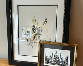 Prints St. Pauls Cathedral in London  Other