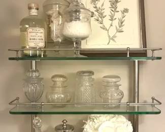 Clear Glass Vessels And More Bathroom Decor